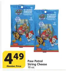 Albertsons Paw Patrol String Cheese offer
