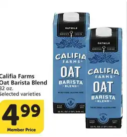 Albertsons Califia Farms Oat Barista Blend offer