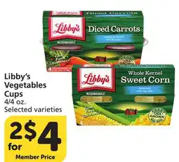 Albertsons Libby's Vegetables Cups offer
