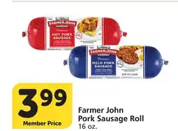 Albertsons Farmer John Pork Sausage Roll offer