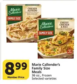 Albertsons Marie Callender's Family Size Meals offer