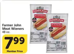 Albertsons Farmer John Meat Wieners offer