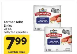 Albertsons Farmer John Links offer
