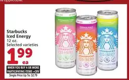 Albertsons Starbucks Iced Energy offer