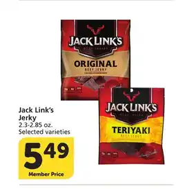 Albertsons Jack Link's Jerky offer