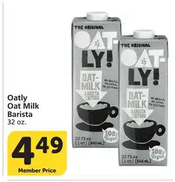 Albertsons Oatly Oat Milk Barista offer