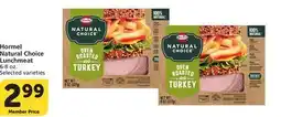 Albertsons Hormel Natural Choice Lunchmeat offer
