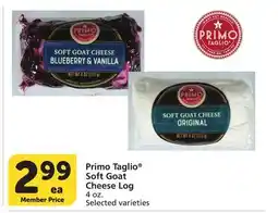 Albertsons Primo Taglio Soft Goat Cheese Log offer
