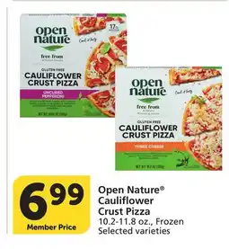 Albertsons Open Nature Cauliflower Crust Pizza offer