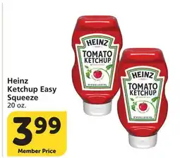 Albertsons Heinz Ketchup Easy Squeeze offer