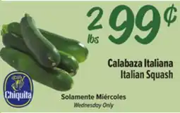El Super Italian Squash offer
