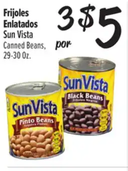El Super Sun Vista Canned Beans offer