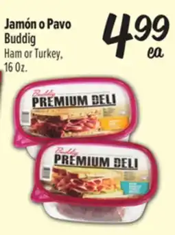 El Super Buddig Ham Turkey offer