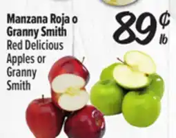 El Super Red Delicious Apples or Granny Smith offer