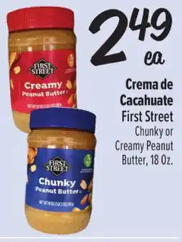 El Super First Street Chunky or Creamy Peanut Butter offer