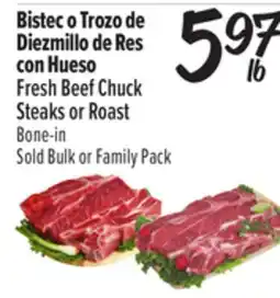 El Super Fresh Beef Chuck Steaks or Roast offer