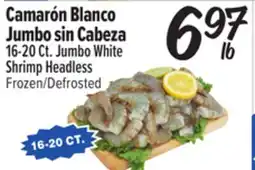 El Super 16-20Ct. Jumbo White Shrimp Headless offer