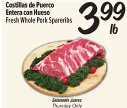 El Super Fresh Whole Pork Spareribs offer