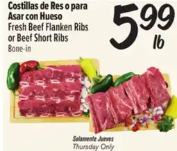 El Super Fresh Beef Flanken Ribs or Beef Short Ribs offer