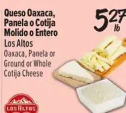 El Super Ground or Whole Cotija Cheese offer