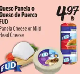 El Super FUD Panela Cheese or Mild Head Cheese offer