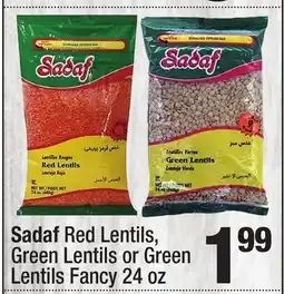 Super King Markets Sadaf Red Lentils, Green Lentils or Green Lentils Fancy offer