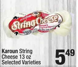 Super King Markets Karoun String Cheese offer