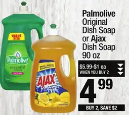 Super King Markets Palmolive Original Dish Soap or Ajax Dish Soap offer