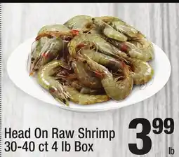 Super King Markets Head On Raw Shrimp offer