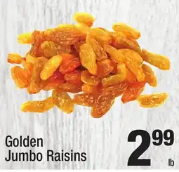 Super King Markets Golden Jumbo Raisins offer