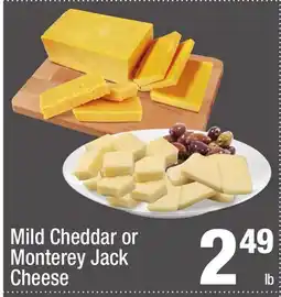 Super King Markets Mild Cheddar or Monterey Jack Cheese offer