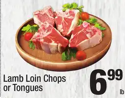 Super King Markets Lamb Loin Chops or Tongues offer