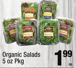 Super King Markets Organic Salads offer
