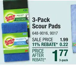 Menards 3-Pack Scour Pads offer