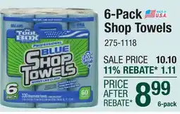 Menards 6-Pack Shop Towels offer