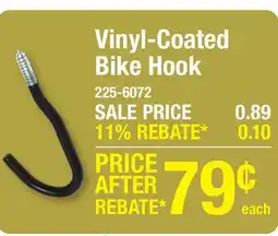 Menards Vinyl-Coated Bike Hook offer