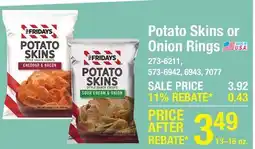 Menards Potato Skins or Onion Rings offer