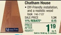 Menards Chatham House offer