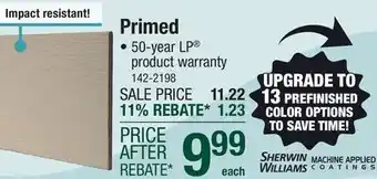 Menards Primed offer