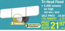 Menards Tri-Head Flood offer