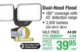 Menards Dual-Head Flood offer