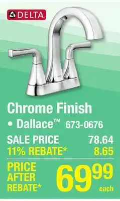 Menards Chrome Finish offer
