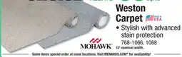 Menards Weston Carpet offer
