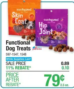Menards Functional Dog Treats offer