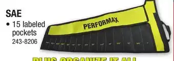 Menards Performax SAE Wrench Roll offer