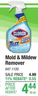 Menards Clorox Mold & Mildew Remover offer