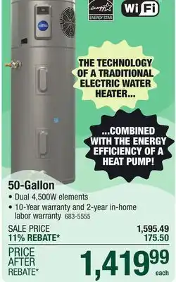 Menards Richmond 50-Gallon offer