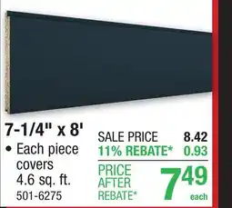 Menards 7-1/4 x 8' offer