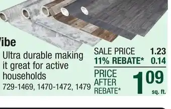Menards Vibe offer