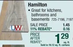 Menards Hamilton offer